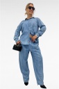 camicia in cotone effetto chambray operation